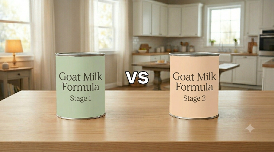 Difference Between Stage 1 and Stage 2 Goat Milk Formula