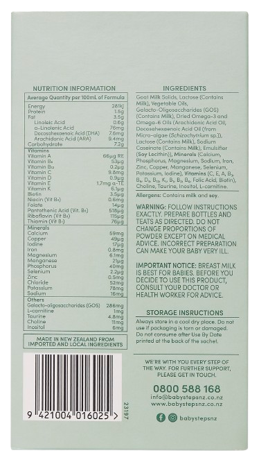 Stage 2 Sachet Box of 6