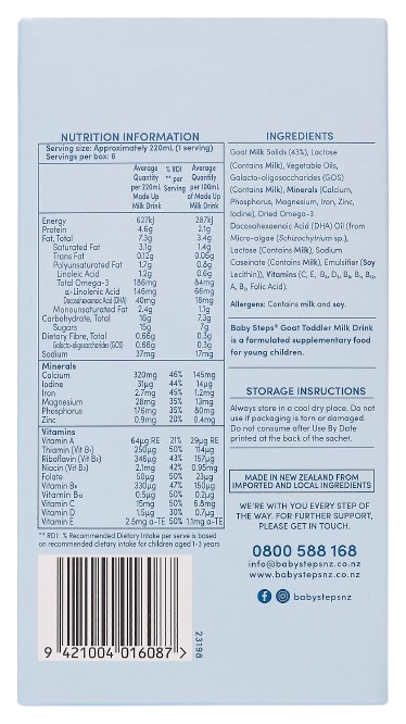 Stage 3 Sachet Box of 6